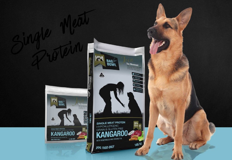 MFM Kangaroo 14kg Single Meat Protein Sky Blue