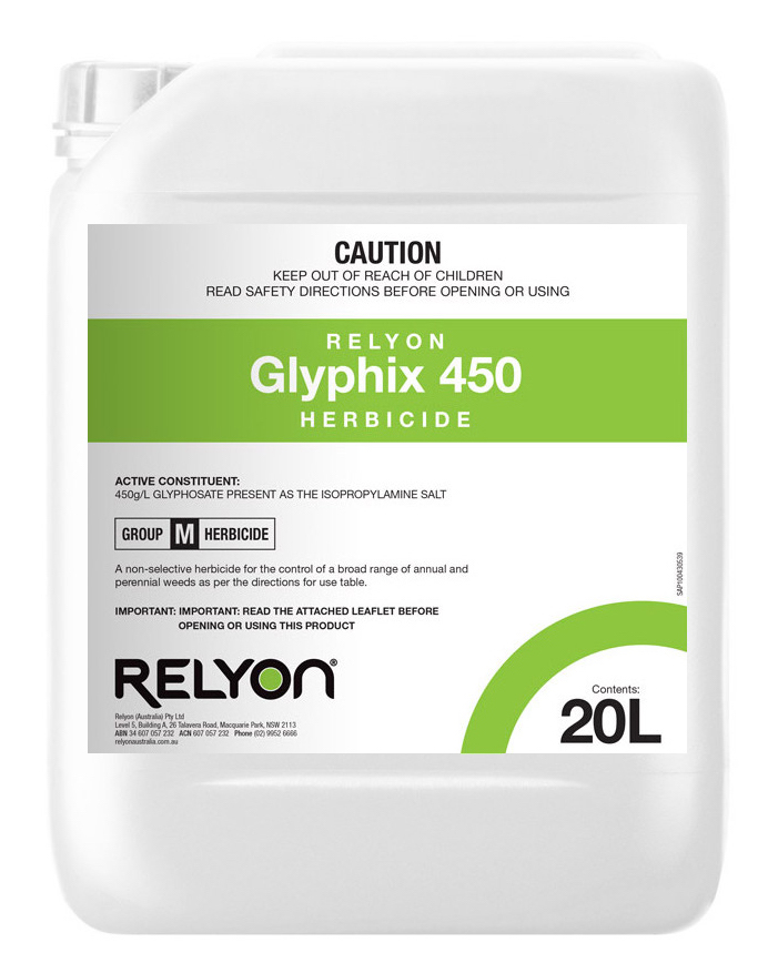 Relyon Glyphix 450g/L Glyphosate 20L 
