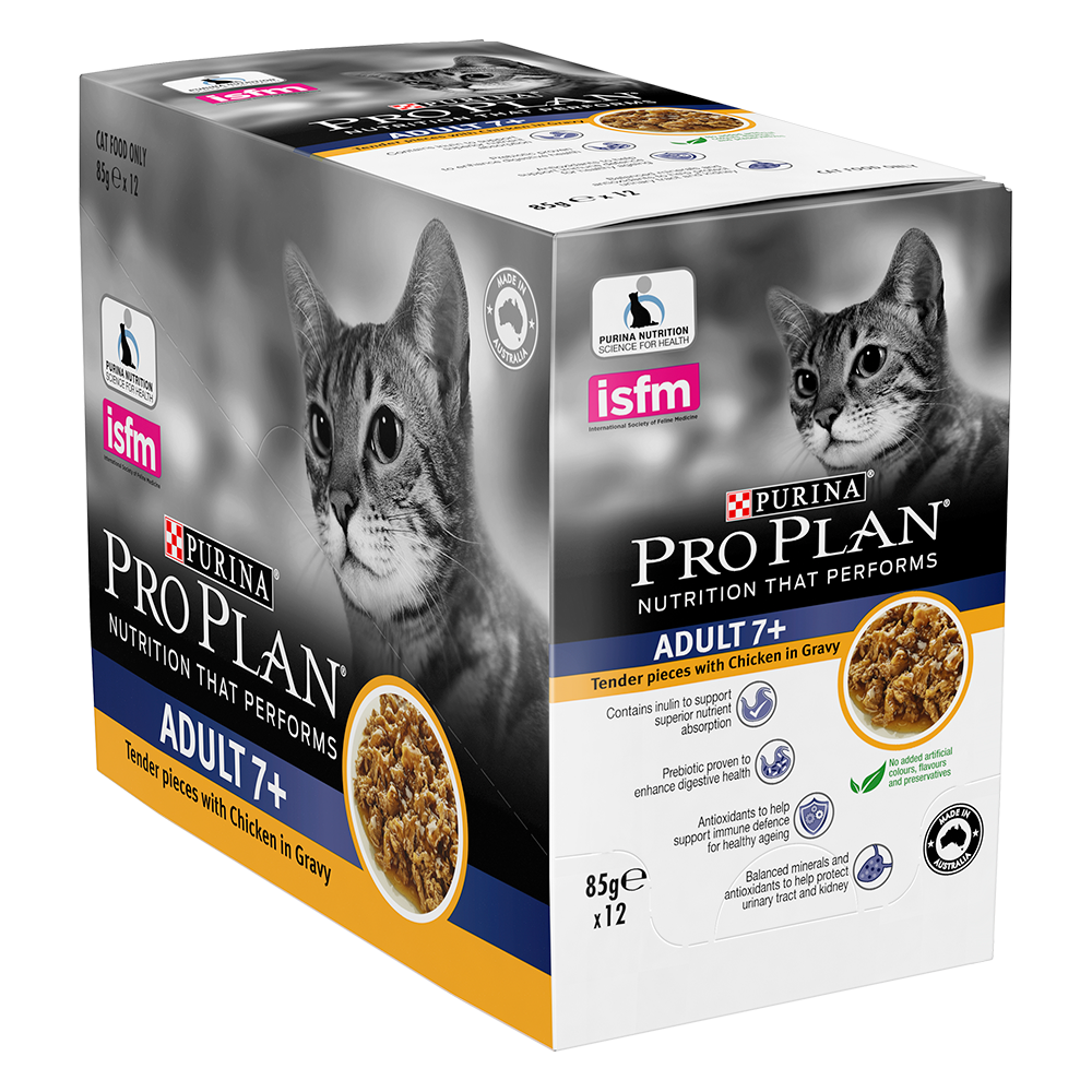 ProPlan Cat Senior 7Plus 85g x12 Sachets