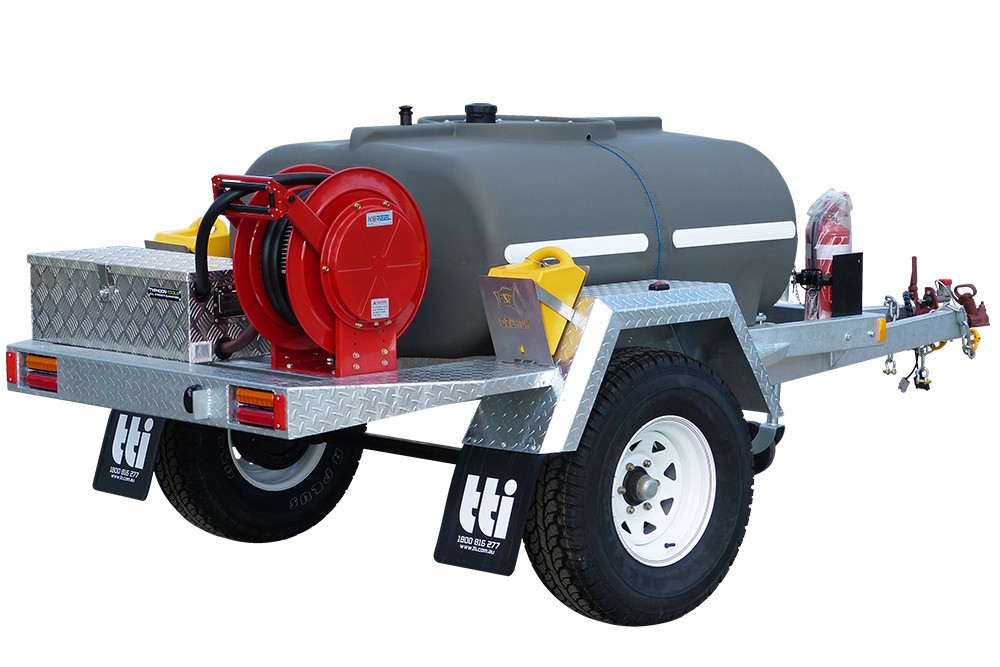 DieselPatrol1000L - On Farm Trailer, Single Axle