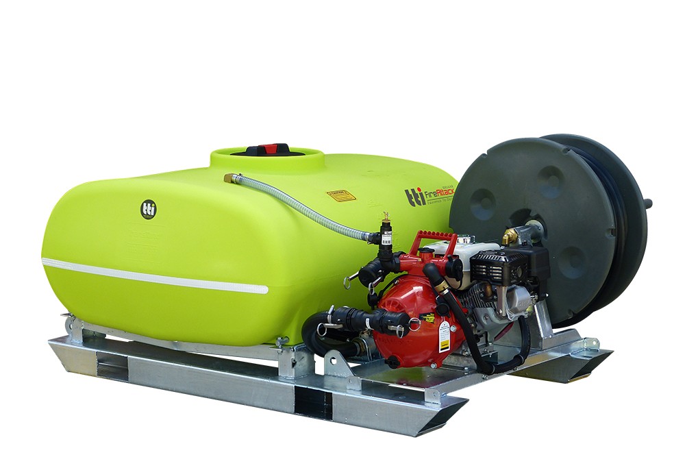 FireAttack Deluxe 500L Fully Drainable with Honda GX200 & Twin Impellar Davey Pump